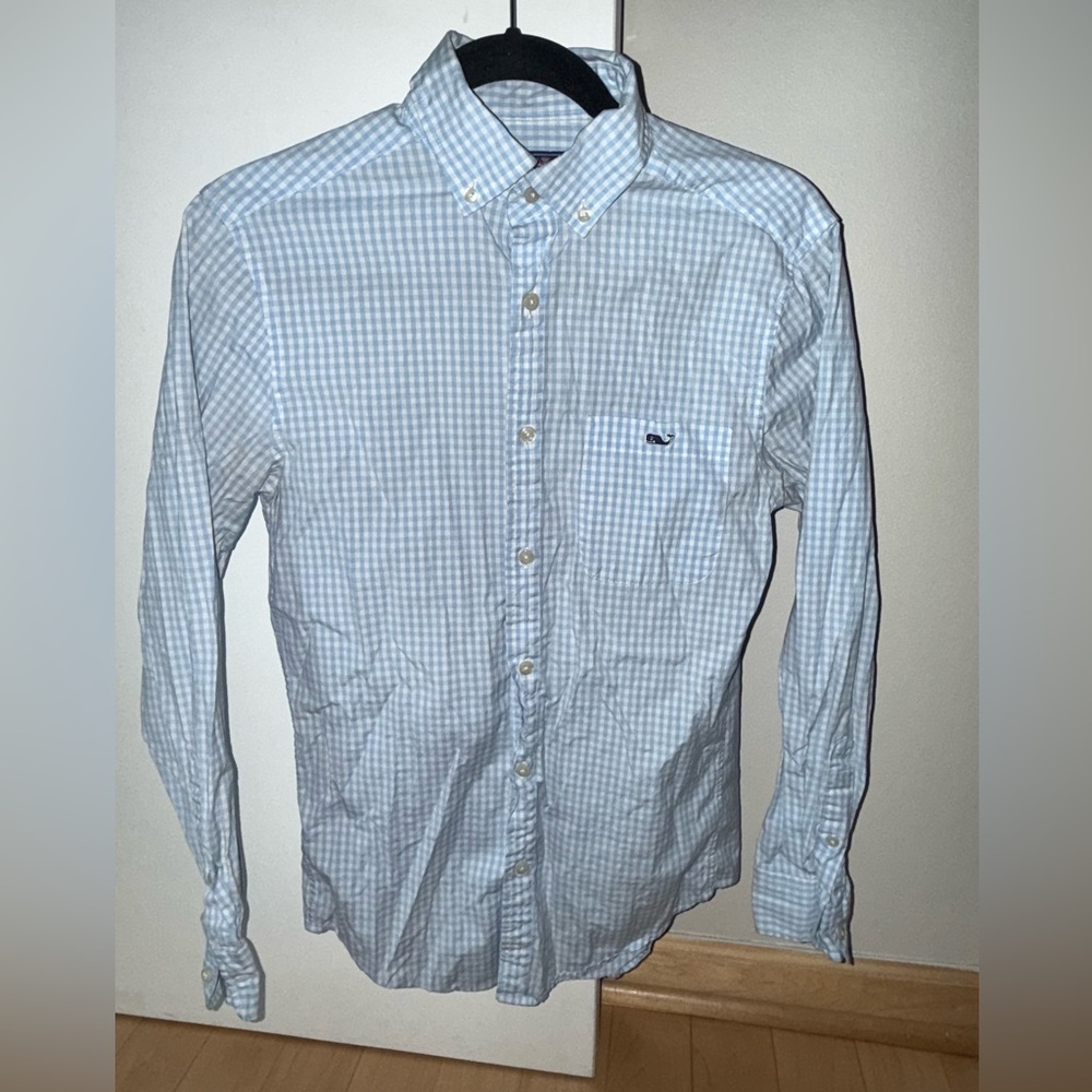 Vineyard Vines Gingham Classic Fit Tucker Shirt (XS) – 2 Available